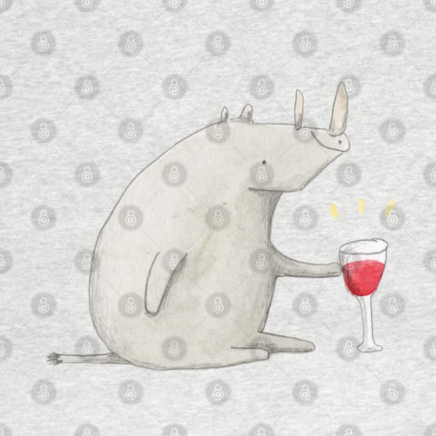 Wino Rhino by Sophie Corrigan